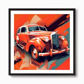 Vintage Car Art Print