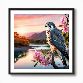 New Zealand Falcon Art Print