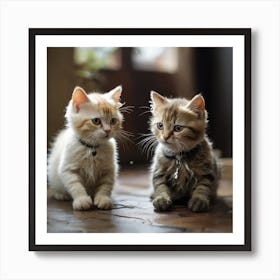 Two Kittens Art Print