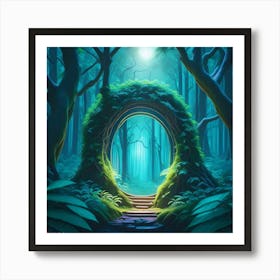 Doorway To The Forest Art Print