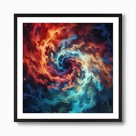 Spiral Nebula Art Print