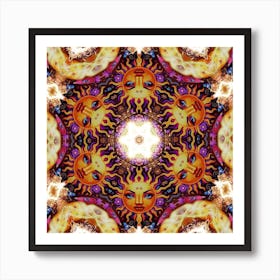 Psychedelic Mandala 95 Art Print