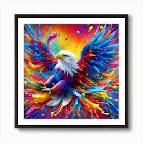 Colorful Eagle 2 Art Print