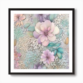 Floral pattern 7 Art Print