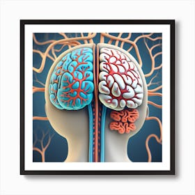 Brain And Spinal Cord 20 Art Print