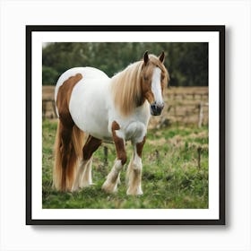 Horse In A Field 6 Art Print