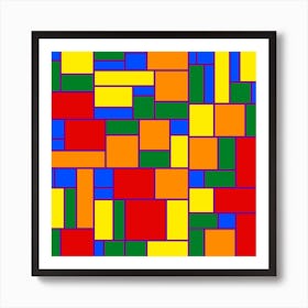 Stained Glass Pattern Art Print