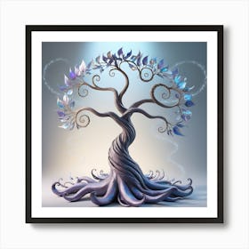 Leonardo Phoenix A Whimsical Intricately Detailed Tree With A 2 Art Print