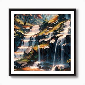 Waterfall 2 Art Print