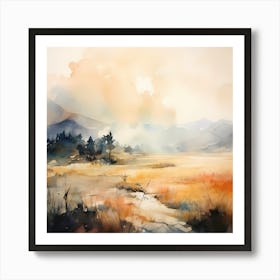 Sicilian Serenity: Ethereal Abstracts 1 Art Print