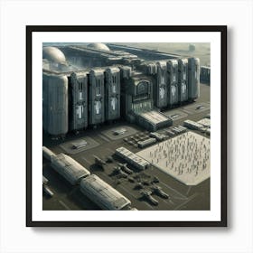 Venusian War Academies Design Converted Art Print