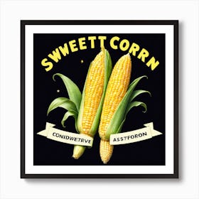 Sweetcorn As A Logo (71) Art Print