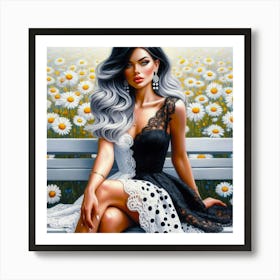 Daisy Girl 7 Art Print