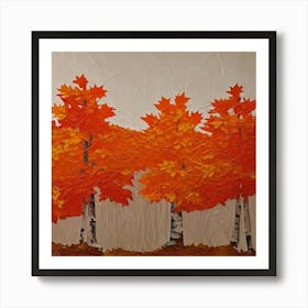 Autumn Trees Art Print