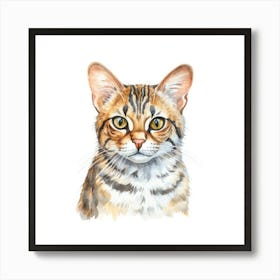 Asian Leopard Cat Portrait 3 Art Print