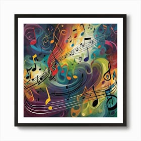 Music Notes 21 Art Print