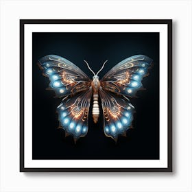 Butterfly Hd Wallpaper Art Print