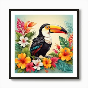 Toucan art print 1 Art Print