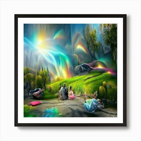 Rainbows In The Sky Art Print