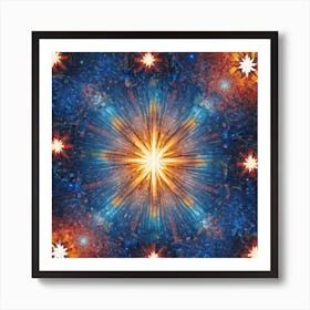 Christmas Star Art Print