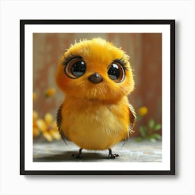 Cute Little Bird 22 Art Print