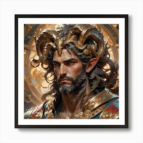 Aries man 2 Art Print