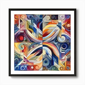 Abstract Painting 16 Art Print