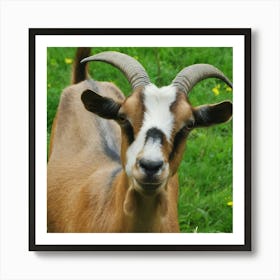 Goat With Horns Art Print