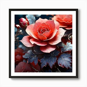 Red Roses Art Print