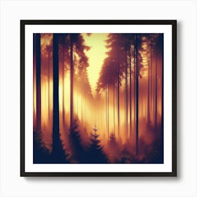 Tranquil Treetops Art Print