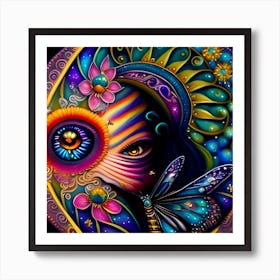 Psychedelic Art Art Print