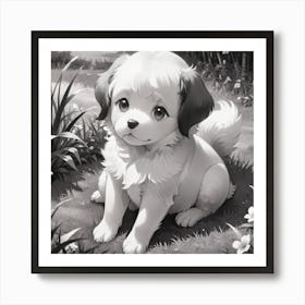 Cute Puppy 1 Art Print