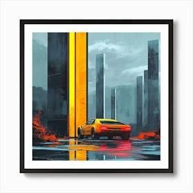 Futuristic Car Art Print