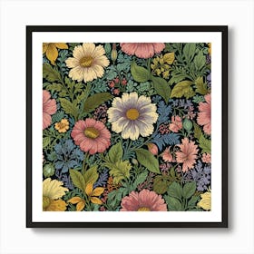 Floral artwork Art Print