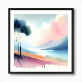 Landscape Painting 83 Art Print