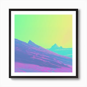 Psychedelic Landscape Art Print