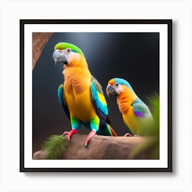 Love birds Art Print