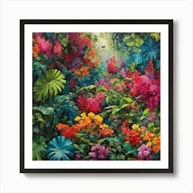 Tropical Garden 2 Art Print