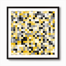 Pixel Art 7 Art Print