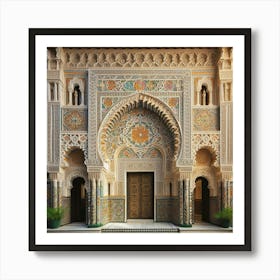 Interior Of A Mosque In Morocco44 Art Print