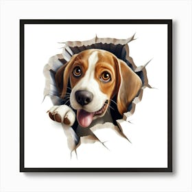 Beagle Dog 2 Art Print