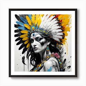 Indian Woman 1 Art Print