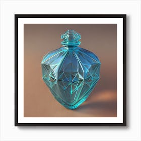 Glass Perfume Bottle Art Print