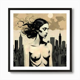 Love Sick In Big City Art Print