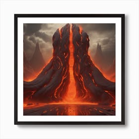 Lava Monster 1 Art Print