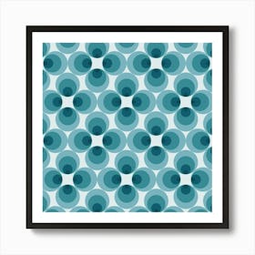 Modern Retro Pattern 28 Art Print