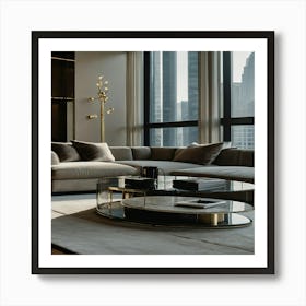 Modern Living Room 2 Art Print