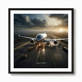 Airplane Taking Off Art Print