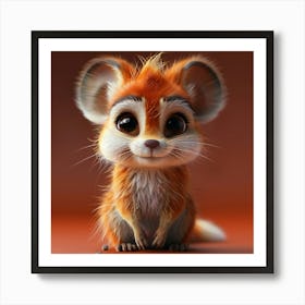 Cute Fox 66 Art Print