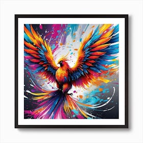 Phoenix Painting Art Print